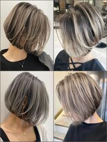 トルネード(TORNADO)&nbsp;Overseas Hair Highlight Balayage Blunt Bob A1209