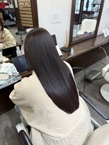 ムーブ(Moob)&nbsp;艶感&透明感抜群◎髪質改善ブラウンカラー【別府】