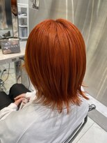 ヘアーアンドメイク ニューヨークニューヨーク 姫路店(Hair&Make NYNY) オレンジベージュ ハイトーン