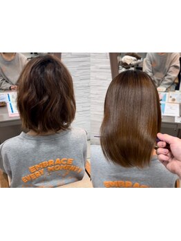 縮毛矯正の講師も行うスタイリストが、あなたのなりたいヘアスタイルを叶える☆お気軽にご相談ください♪