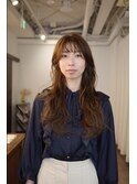 20代30代イメチェン小顔ロングレイヤーグレージュ