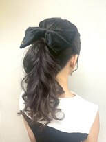 ヒュミ(hymy) 推し活やイベントに♪/ゆるふあ巻き/ヘアメ/ポニテ