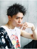 ソフトツイストスパイキーバング