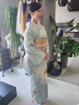 エステラ(ESTELA)の写真/【結婚式/成人式(前撮りも◎)/七五三/お宮参り/リクルート】着付・メイク・撮影まで全てお任せ！