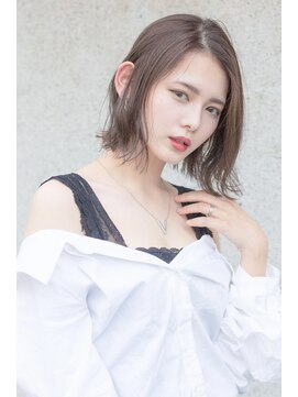 メゾンイデアル(maison Ideal) ボブ/ミニボブ/切りっぱなしボブ/前下がり/前下がりボブ/韓国