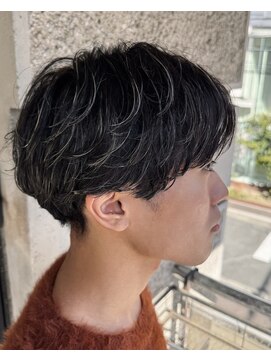 シロ(SiLO) メンズメッシュ×フェザーパーマ