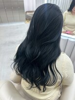 ユイマァル 岡山店(YUIMARL)&nbsp;20代30代40代ブルーブラック透明感カラーダブルカラー