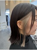 圧倒的な人気色◎ミルクティーベージュ×インナーカラー
