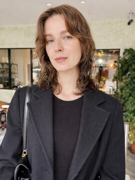 ロカリタ キョウト 千本丸太町店(ROCAReTA kyoto) ミディアムパーマ