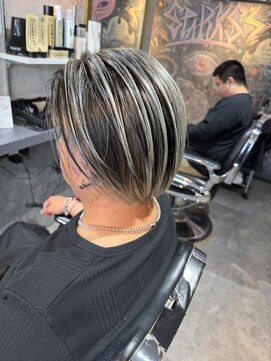 スパークスヘア(Sparks hair) メンズのエアタッチバレイヤージュでバッチバチに決まる！！
