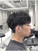  ツイストMIXラフパーマ