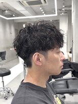 ヘアスペース リズム グリーン(Hair space Rizm green)&nbsp;ツイストMIXラフパーマ