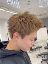 ルースト 南堀江店(ROOST)&nbsp;MEN'S/リバースセンターパート/ニュアンスパーマ/南堀江