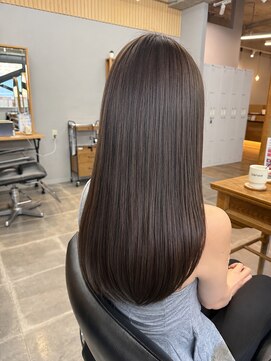 カノエ(canoe) モカグレージュカラー顔周りレイヤー20代~50代【西新大濠荒戸】