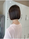 髪質改善 切りっぱなしボブ 大人ボブ タッセル