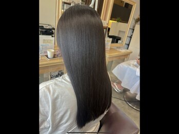 マテリカ 西神伊川谷店(Materica)の写真/髪質改善ストレートの柔らか質感で、艶やかでなめらかな美髪になれるサロン♪