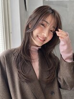 ロア 四条河原町店(LoRE)&nbsp;ココアブラウンのロングレイヤー｜艶仕上げ