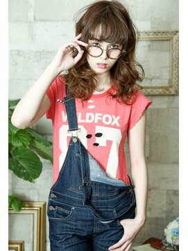 エクー(ECOO) 『　ash  with  glasses　』　　semi long