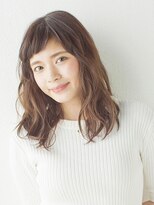 タヤ グランデュオ立川店(TAYA) ショートバングのふわゆるミディ