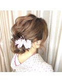 着物ヘアアレンジ