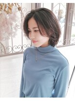 ミマール(mimar)&nbsp;ソフトチャコールひし形ボブ