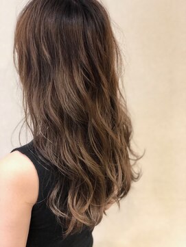 スーパーカット 元町店(SUPER CUT) ハイライトカラー　ロング　グラデーション