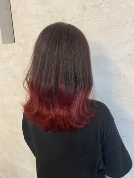 シェリッシュ ノース(Sheriche North) グラデーションカラー×レッド