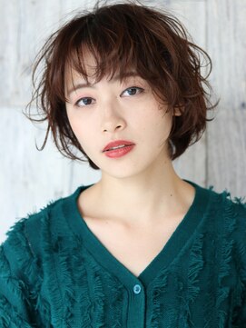 ヘアメイク フレンシア(hair make flencia) 丸みを感じるパーマスタイル