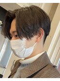 センターパート/ツーブロ刈り上げ/メンズ髪質改善