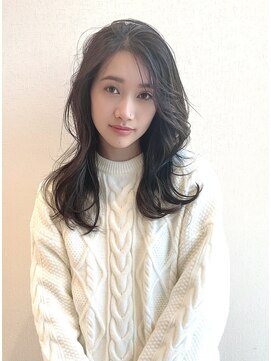 リュドール 名駅(Rue D'or) ダークテラコッタ/ゆるまきデジタルパーマ