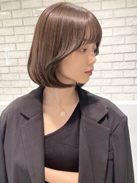 トルネード(TORNADO) 似合わせカット 切りっぱなしボブチョコレートグレージュM322