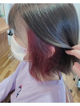 ルシードスタイルビーシャイン(LUCIDO STYLE B SHINE) 豊橋ビーシャイン★ブルーベリーアッシュ×インナーラズベリー