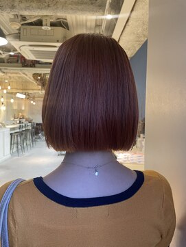 ロロ(ro-ro) 【恵比寿ro-ro】ミニボブ×オレンジベージュ