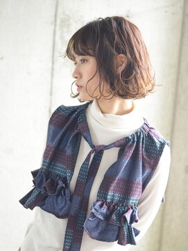 エニエンメイクス 立川(ENIEN MAKE'S) 黒髪ボブ/大人かわいい/美髪/こなれミディ/地毛風カラー/