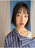 切りっぱなしボブ【担当 ジン トモヒト】