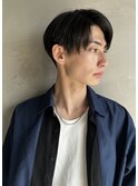 ナチュラルストレート七三ツーブロックセンターパート表参道3