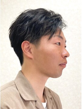 黄ぐまくん美容室 メンズツーブロック