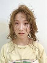 ペイジバイネオリーブ 吉祥寺店(Paige by Neolive)&nbsp;斜めバング/グレージュカラー/デザインカラー/吉祥寺R9