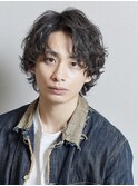 センターパート/カジュアル/丸顔/似合わせ/ツーブロック/ウルフ