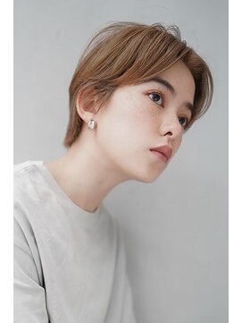 ギークス(GEEKS) 【GEEKS渋谷】中性的/ハンサムショート/春カラー/20代30代/小顔