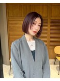 ボブ/ミニボブ/顔周りレイヤーカット/ショートボブ/外はねボブ