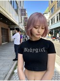 20代30代40代大人かわいいピンクベージュハイトーンカラー
