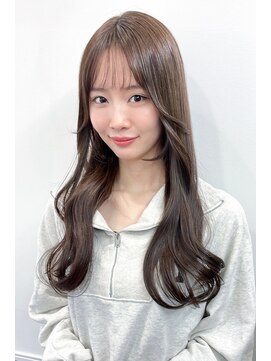 ルミヘアー 県庁藤江店(Lumi hair) 《Lumi hair》透明感カラー×ナチュラル×シースルーバング
