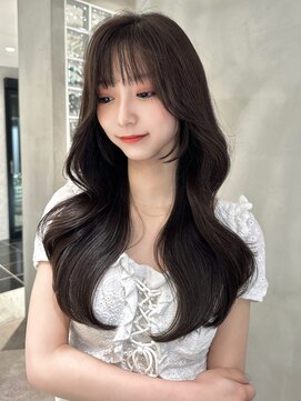 ロンド ラマ 岐阜(Lond bla-ma) 韓国/くびれヘア/グレージュカラー/絹髪522