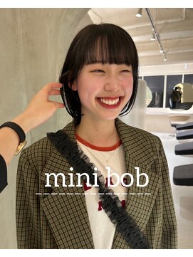 ニコ トウキョウ ヨコハマ(nico) ミニボブ/切りっぱなし/ボブ/縮毛矯正/タッセルボブ