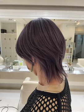 ヘアメイク ルエル(Hair Make Ruelle) パープルグレー