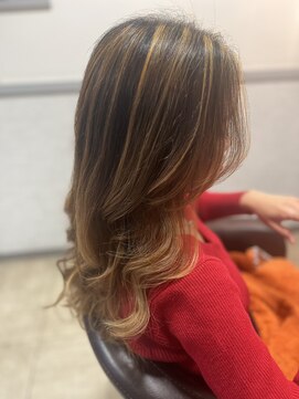 オッジ ヘアー 深谷店(Oggi Hair) ハイライト　１月