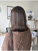 パッっとミディアム大人グレージュ
