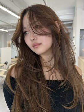 バベル アット フルリール 甲子園口(BABEL at fleurir) 顔まわりレイヤーとアッシュベージュカラー