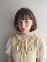 インク バイ アルテフィーチェ 甲子園口(ink by artefice)&nbsp;ショートカットミニウルフカットデジタルパーマチェリーブラウン